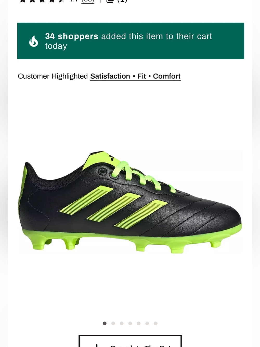 adidas Kids' Goletto VIII FG Soccer Cleats sz 13 kids